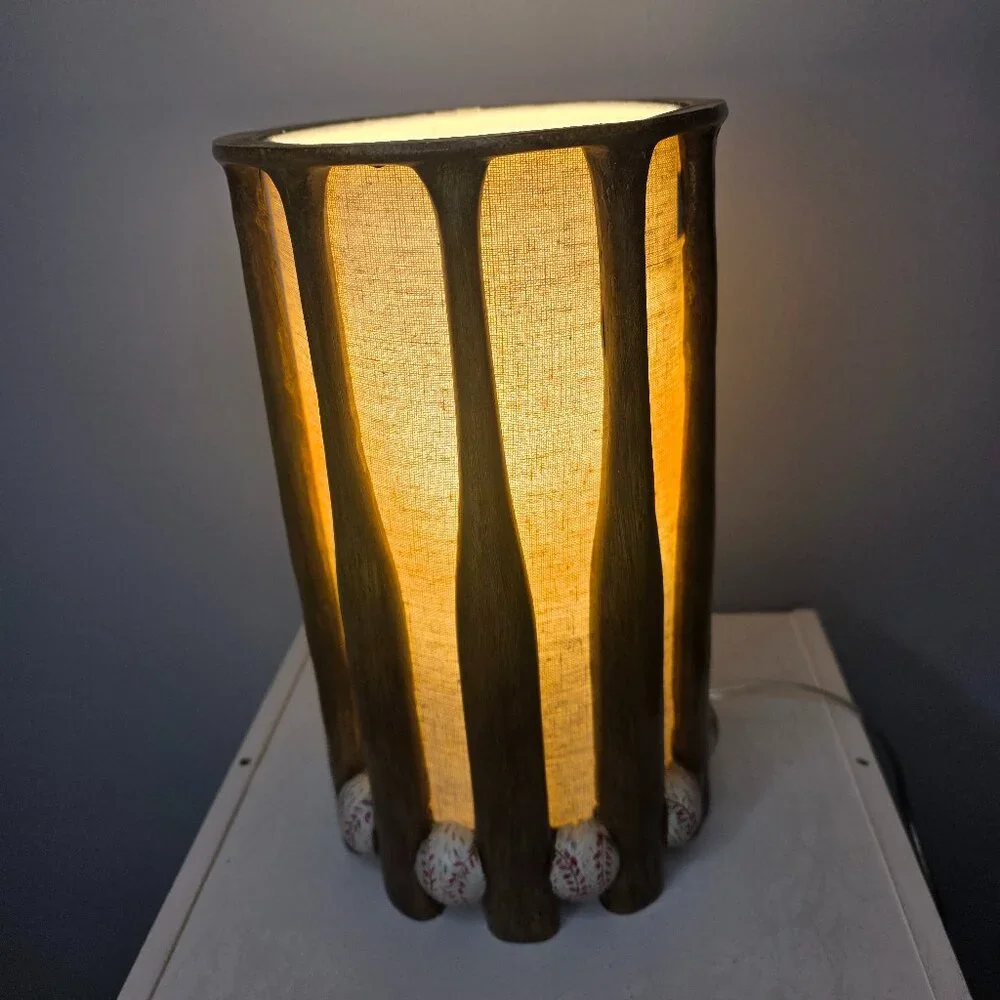 Baseball Bat Modern Decorative Lamp MCM Inspired
